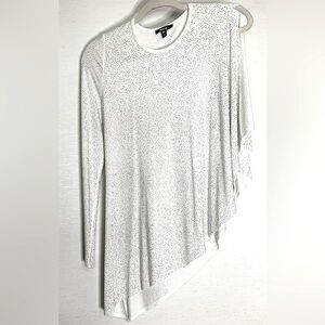 WOMAN'S GRAYSE KELLY of St. John White Diamond Pave Rhinestone Top. SZ XS- LT91